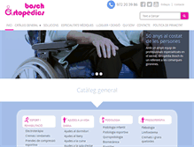 Tablet Screenshot of ortopediabosch.com